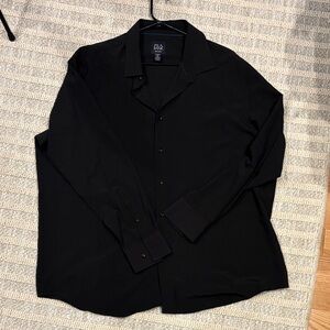Jos. A. Bank Black Tailored Fit Shirt